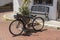 Old bicycle in a typical street in Old Town Panama City, Panama