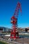 Old big crane on Ramon de la Sota Pier