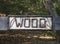 Old Birch Wood Sign