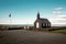 Old black church Budir in Iceland