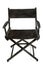 Old black director chair