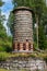 Old blast furnace in Sweden made of cinder stones
