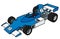 The old blue formula one car