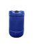 Old blue plastic gallon, collection Old gallon plastic, gallon plastic for recycle. Engine oil old gallon