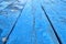 Old Blue Wooden Pavement Background.