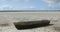 Old boat at beach Kenya Africa