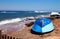 Old boat at embankment in Dahab, Sinai, Egypt