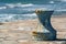 Old boat pier on Peloponnese, Greece near Methoni town, summer vacation destination