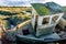 Old boat wreck abandoned in marshland