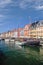 Old boats and houses in Nyhavn in Copenhagen