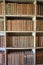 Old books in Mafra Palace Library