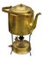 Old brass kettle