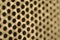 Old brass metal screen