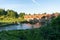 The Old Brick Bridge across the Venta river