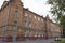 Old brick building in the Siberian city of Tomsk. The street of the city of Tomsk