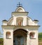 Old brick-built wayside shrine