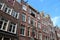 old brick habitation buildings in amsterdam - the netherlands