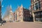 Old Brick Houses in Old Town Delft, Netherlands