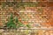 Old brick orange wall pattern texture