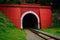 Old brick railway tunnel