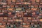 Old brick rectangular stone many set urban base horizontal row background pattern part wall fort