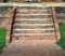 Old brick stair