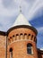 Old brick tower in Umea city center