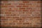 Old brick wall close-up.