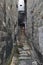 Old brick wall Craftsmanship China quaint hallway