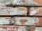 Old brick wall with sharp texture.