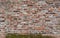 Old Brick Wall Texture Background, Red Brick Blocks Wall, Ancient Bricks Fence, Retro Stonewall