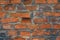 Old brick wall. Vintage dilapidated cement brick wall grunge. Gray brick wall cement texture background. Vintage red brick wall