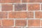 An old brick wall wit rough pattern surface as an example of ancient masonry with intricate background texture and design