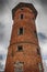 Old brick water tower.