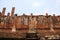 Old Bricks Walls With Pillars And Windows