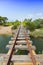 Old bridge in the abandoned railway line of Peloponnese, Greece