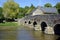 Old bridge at AsniÃ¨res sur ViÃ¨gre in France