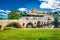 Old Bridge And Cathedral In Beziers, France