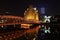 Old bridge at night. Shanghai