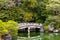 Old bridge over a lake in Chion-In temple in Kyoto, Japan