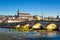 Old bridge over the Loire in Blois, France