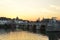 Old bridge over the river Maas in Maastricht, Holland, Europe