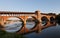 The old bridge of Pavia
