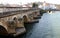 The Old Bridge, Ponte Velha, across Nabanus River, in the old town, Tomar, Portugal