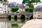 The old bridge at the port of St Goustan in Auray, Brittany, France