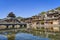 Old bridge, the river and town at Fenghuang ,Hunan Province, China.