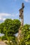 Old Broken Cross at the Road, Alsace, France