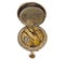 Old, broken pocket watch without dial