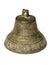 Old bronze bell for horse rides