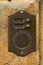 Old Bronze Door Intercom Buzzer